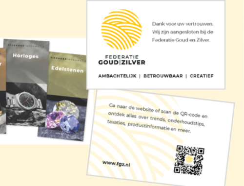 Pakketje met marketingtools voor FGZ-leden